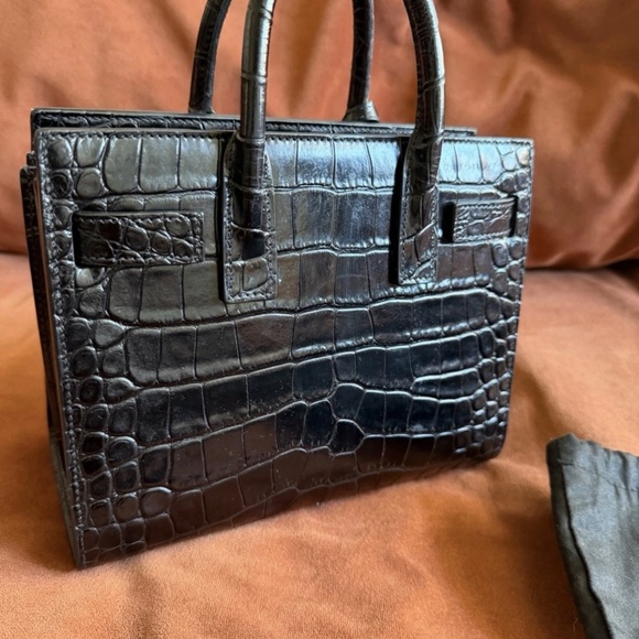 SAINT LAURENT - SAC DE JOUR CROC NANO - Picture 3 of 16
